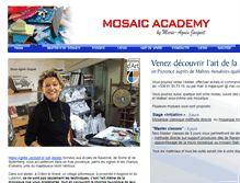 Tablet Screenshot of mosaic-academy.com